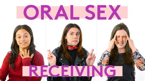 women getting licked|Women explain what receiving good oral sex feels like.